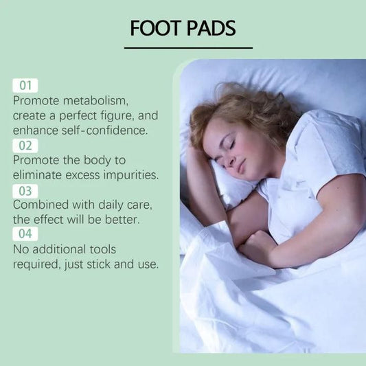 Herbal Foot Pads Patches – Night Use Comfort Pads (10 Patches Pack)