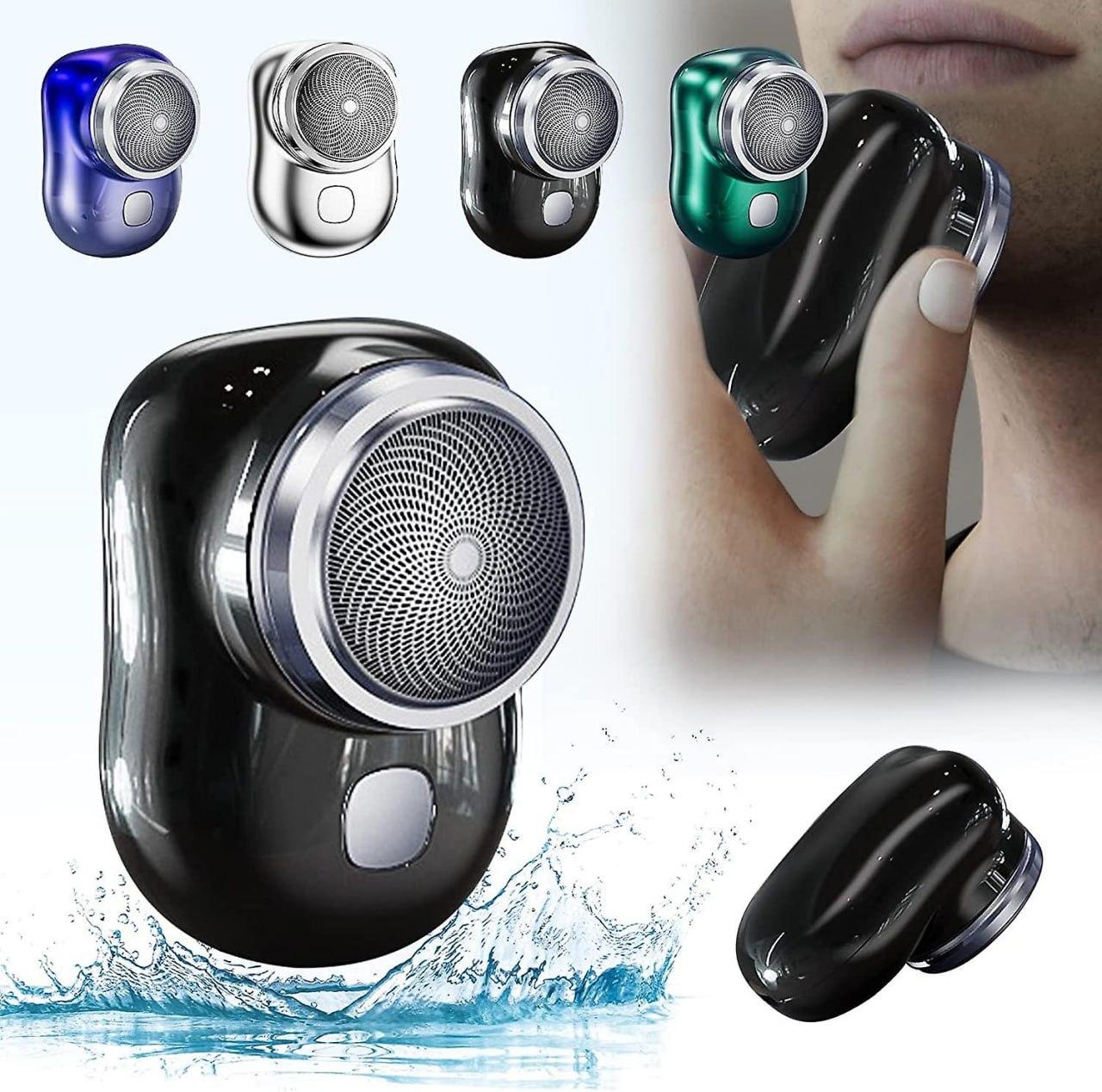 Portable Mini Electric Shaver for Men – USB Rechargeable Pocket Beard & Body Trimmer