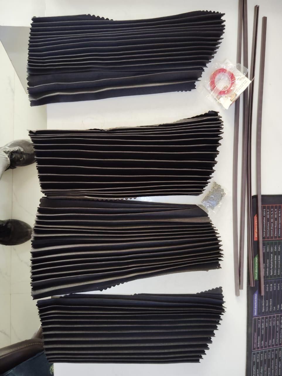 Car Window Sunshade Curtain Set – Heat & UV Protection Sunshade for Car Windows (Pack of 4)