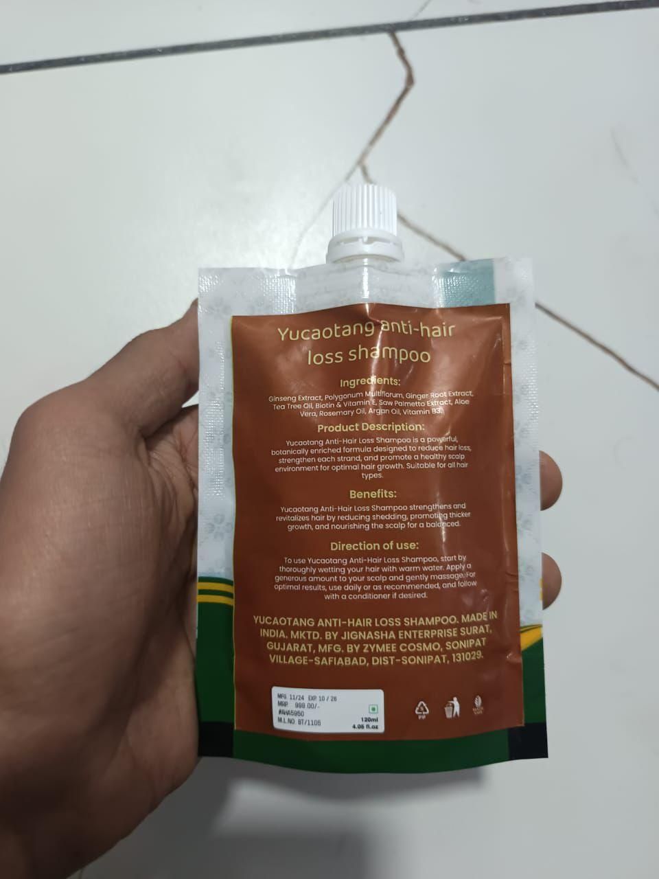 Anti-Hair Loss Strengthening Shampoo 120ML – Nourishing Scalp Care