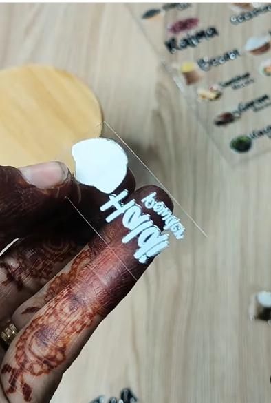 Waterproof Kitchen Spice Jar Label Stickers – 60 Pre-Printed UV DTF Labels