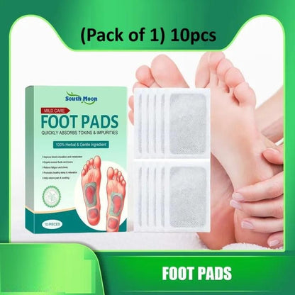 Herbal Foot Pads Patches – Night Use Comfort Pads (10 Patches Pack)