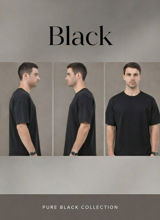 Pure Cotton Unisex Oversized Plain T-Shirt
