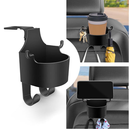 Multifunctional Hanging Storage Cup & Mobile Holder for Car & Home (Pack of 2) – ABS Plastic Organizer Stand