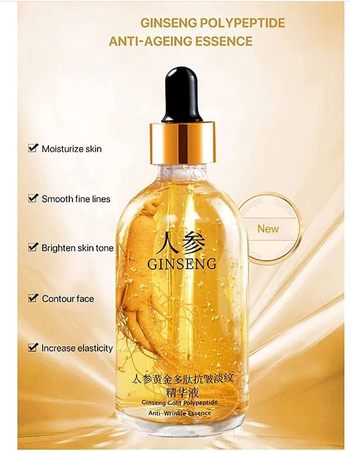 Ginseng Gold Polypeptide Face Serum – Hydrating & Firming Care (100ml)
