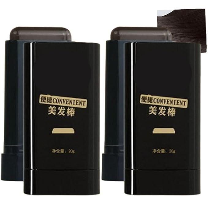 2-in-1 Instant White Hair Cover Comb Stick – Portable Waterproof Hair Dye (20g, Black)