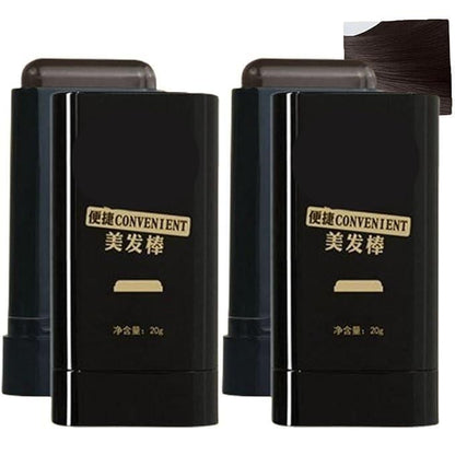 2-in-1 Instant White Hair Cover Comb Stick – Portable Waterproof Hair Dye (20g, Black)