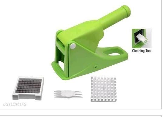 Heavy Duty Manual Vegetable Chopper & Chipper with Container