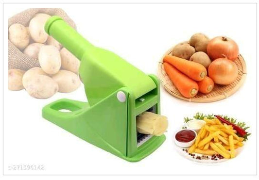 Heavy Duty Manual Vegetable Chopper & Chipper with Container