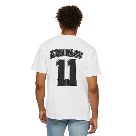 Custom Name Number Jersey Style T-Shirt – Personalized Sports Typography Unisex Tee